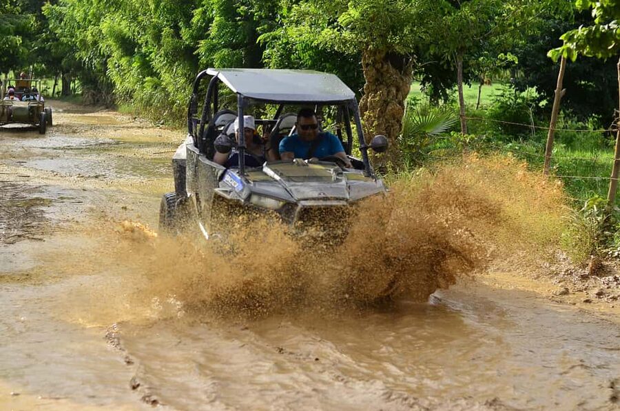 Punta Cana: Macao Beach and Cenote Buggy Adventure - Cenote Taina cave and cenote swim: crystal water with crowd energy