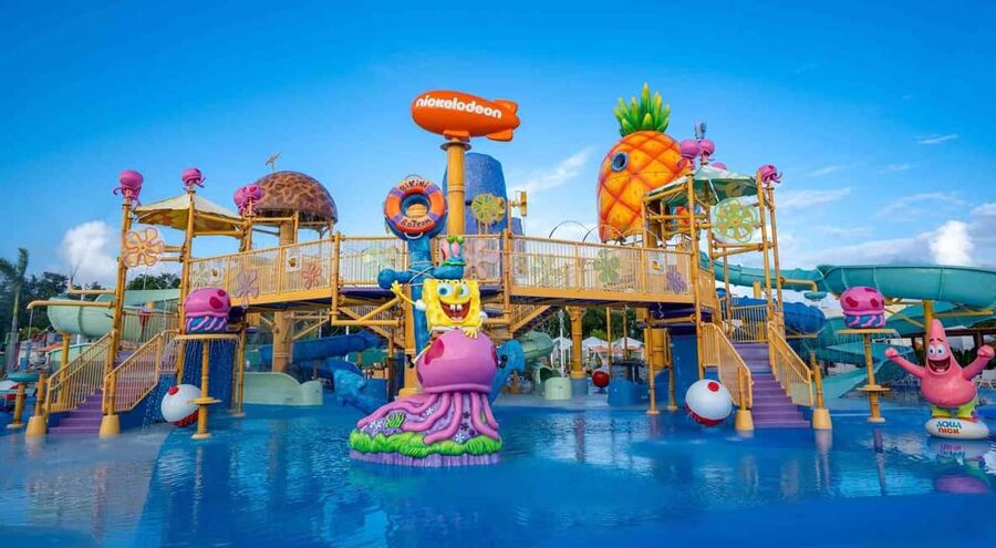 Punta Cana: Nickelodeon Aqua Nick Water Park Day Pass - AquaNick Park in Real Life: Slides, Lazy River, and Pool Zones