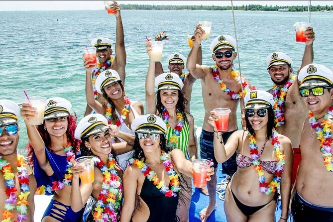 Punta Cana Party Booze Cruise, open bar, snorkeling Only Adult - The Sandbar Natural Pool and Floating Water Pad