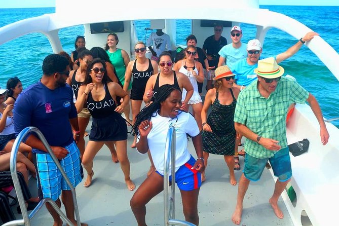 Punta Cana Private Booze Cruise with Open Bar (10+ People) - A Pink Party Boat with a Gated Slide in Bavaro