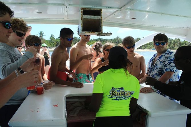 Punta Cana Private Booze Cruise with Open Bar (10+ People) - Natural Swimming Pool Stop: Calm Water Time Without the Crowds