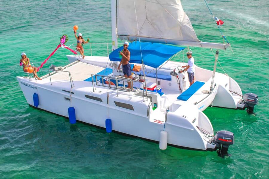 Punta Cana Private Catamaran (Small Group) - A private 32-foot catamaran in Punta Cana, for real