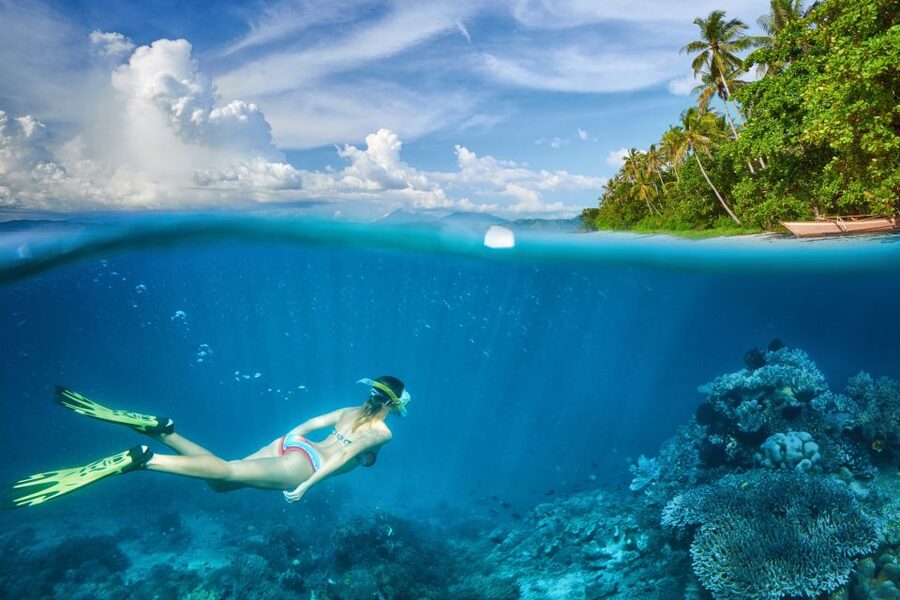 Punta Cana Private Catamaran (Small Group) - The natural pool stop: floating time with a tropical drink