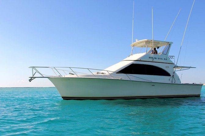 Punta Cana Private Fishing Charter boat Fortuna 42' - Hotel Pickup and the 7:30 am Start: Easy Day, Real Morning Light