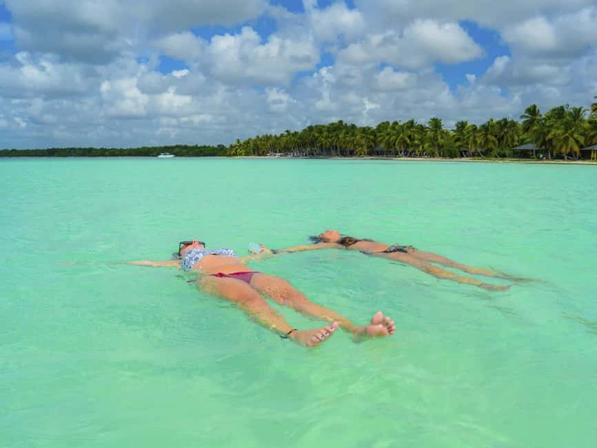 Punta Cana: Saona Island Day Trip with Blue Lagoon & Lunch - Blue Lagoon Natural Pool Swim: Where the Water Turns Into an Attraction