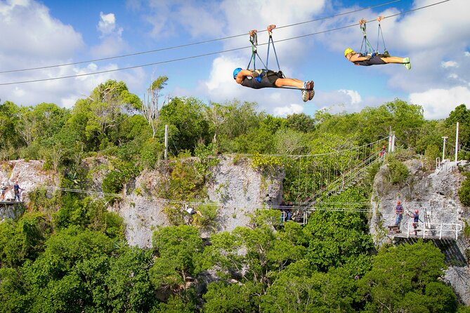 Punta Cana Scape Park and Blue Hole Full Day Admission Ticket - Water hammocks, rope swings, and waterfall pools