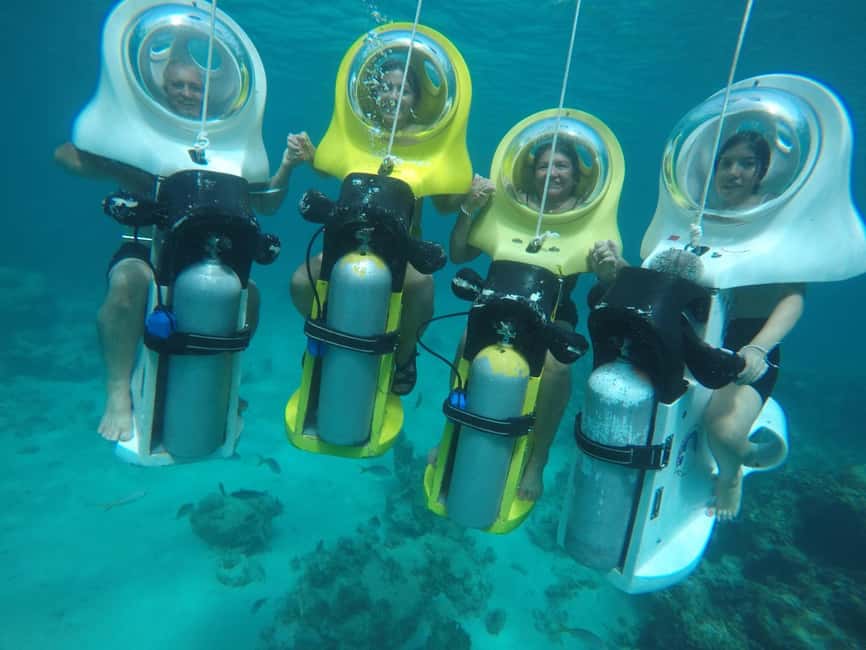 Punta Cana: Scuba Doo Adventure with Round-Trip Transfer - The underwater scooter experience: sit, steer, and breathe normally