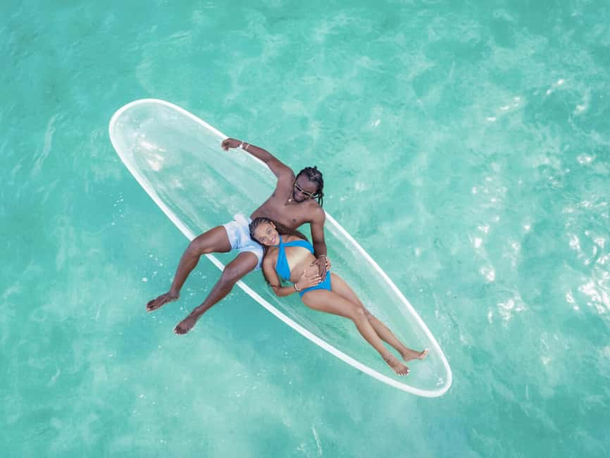 Punta Cana: Single Clear Kayak Photoshoot - Entering The Los Corales Beach Setup Without Wasting Time