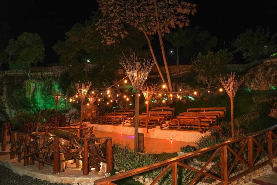 Punta Cana: Sunset Buggy Tour With Cave Swim and Dance Show - Cenote Cave Swim at Night: The Best Part, If You Don’t Hate Cold