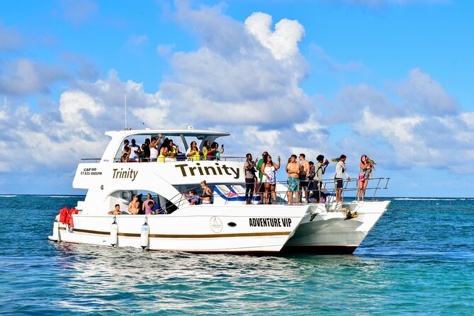 Punta Cana Ultimate Hip Hop Party Boat with Open Bar <em>Only Adults – Key things to know before you book’ /></p>
<ul>
<li><strong>Open-bar alcoholic drinks</strong> plus snacks and tropical fruits for the duration</li>
<li><strong>Playa Bibijagua swim and snorkel</strong> in clear Caribbean water</li>
<li><strong>Cruise-past Dolphins Island</strong> for photo moments</li>
<li><strong>Sandbar party with waist-deep water</strong> where the music keeps going</li>
<li><strong>Crew games, dance-offs, and water slides</strong> mentioned in feedback from groups</li>
<li><strong>Max 120 people</strong> with hotel pickup and a mobile ticket</li>
</ul>
<div class="twil" style="margin: 20px 0; padding: 15px 0;"><p>Different boat, same open bar</p><ul style="margin: 10px 0; padding-left: 0; list-style: none;"><li style="margin: 6px 0; line-height: 1.4;"><a href="https://puntacanainsider.com/full-day-atv-experience-and-booze-cruise-with-open-bar/">Full Day ATV Experience and Booze Cruise with Open Bar</a><span style="margin-left: 8px; font-size: 0.82em; color: #555; white-space: nowrap;"><span style="color: #FF6F5E;">★</span> 5.0 &middot; 464 reviews</span></li><li style="margin: 6px 0; line-height: 1.4;"><a href="https://puntacanainsider.com/punta-cana-party-boat-only-adult/">Punta Cana Party Boat (Only Adult)</a><span style="margin-left: 8px; font-size: 0.82em; color: #555; white-space: nowrap;"><span style="color: #FF6F5E;">★</span> 5.0 &middot; 449 reviews</span></li><li style="margin: 6px 0; line-height: 1.4;"><a href="https://puntacanainsider.com/hip-hop-adult-only-party-boat-with-unlimited-drinks-sandba-stop/">Hip Hop Adult Only Party Boat with Unlimited drinks & Sandba stop</a><span style="margin-left: 8px; font-size: 0.82em; color: #555; white-space: nowrap;"><span style="color: #FF6F5E;">★</span> 5.0 &middot; 322 reviews</span></li></ul></div><h2 id="punta-cana-hip-hop-party-boat-at-a-glance-who-its-for">Punta Cana Hip Hop Party Boat at a Glance: Who It’s For</h2>
<p><img width="669" height="446" decoding="async" src=