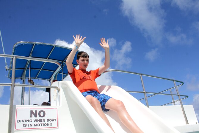 Punta Cana VIP Party Cruise with Snorkeling & Double Slide - Dolphin viewing: what included “dolphins view” really means