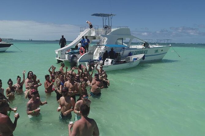 Sabina del Mar Party Boat VIP - Stop One: Snorkeling Over Coral Reef (Equipment Included)