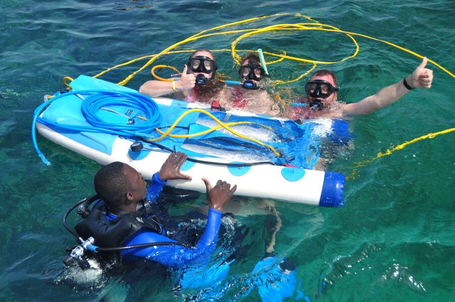 Sailing Splash Tour Speedboat, Snorkel, and Catamaran - Snorkeling on Punta Cana’s reef: colorful fish and your job in the water
