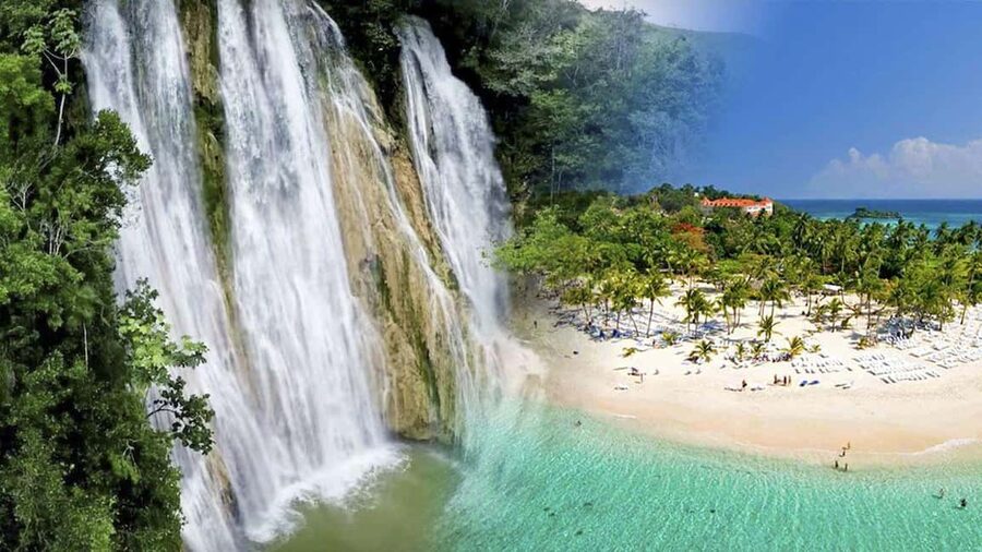 Samana Whale watching and Bacardi Island from Punta Cana - El Limón Waterfall: safari truck, horseback, and real swim time