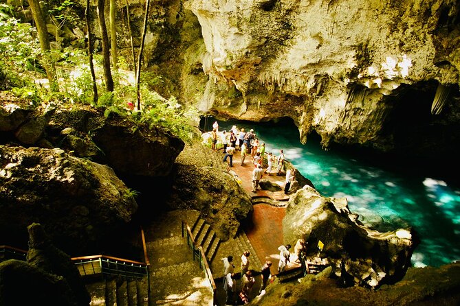 Santo Domingo Full Day Tour From Punta Cana with Lunch & Cenote - Three Eyes Cenotes: Freshwater Lagoons, Limestone Caves, and Stairs
