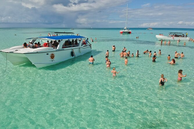 Saona Island Catamaran Adventure with Free Food and Transportation - Crowd level, music volume, and what to expect if you want quiet