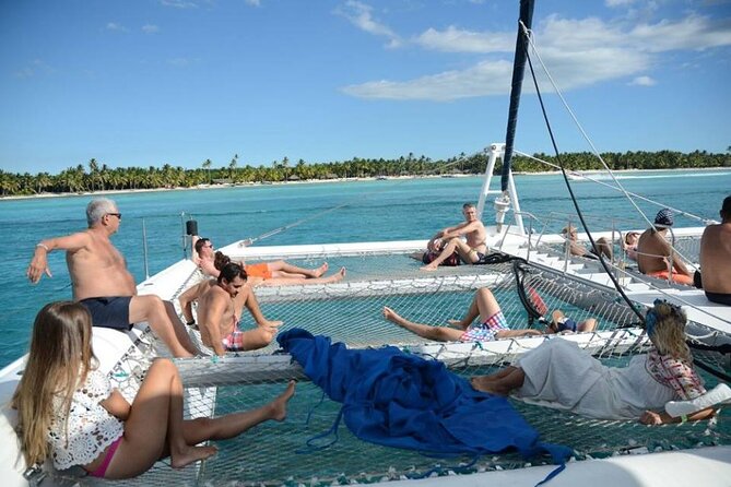 Saona Island Exclusive Beach All Inclusive from Punta Cana - Onboard Vibe: Open Bar, Music, and the Team (Carlos and Danny Boy)