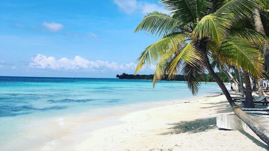 Saona island small group boat with water slide with lunch - Natural Pool with starfish viewing: your 1.5 hours of quiet water