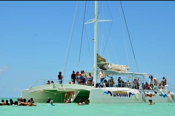 Saône Island from Punta Cana Catamaran, Natural Pool and Lunch - Isla Saona beach time and lunch on the sand