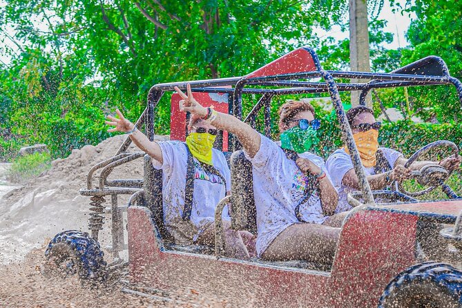 Tour ATV and buggy in Punta Cana Dominican Republic - Domitai Park Taino Cave cenote: the swim stop that cools everything down
