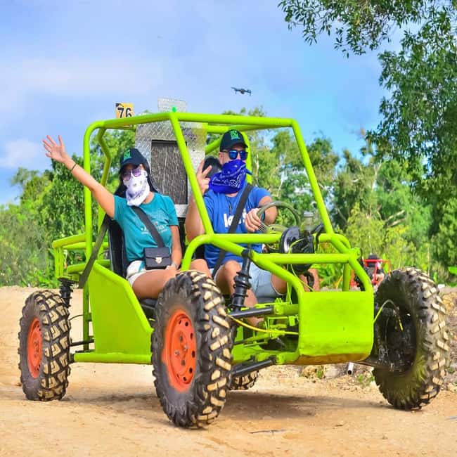 Tour in buggy half-day and beach cenote :Punta Cana - The Typical Dominican House Stop: Culture, Snacks, and Questions