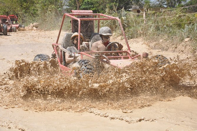 Ultimate Dune Buggy and ATV Adventure with Cenote, Beach & Ranch - The Cave Stop: Ancient Walls and a Natural Pool (Swim Basics)