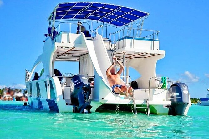 VIP Premium Yacht -Party Boat-Brunch - Dolphin Island, Stingrays, and the Natural Pool Where Seas Meet