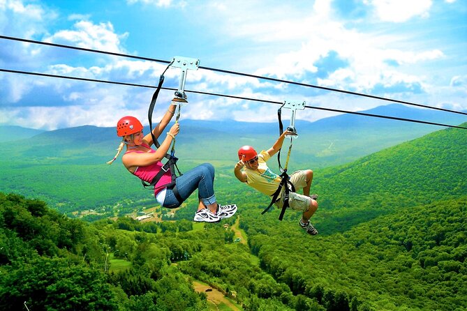 Zip Line Adventure or Zipline (Canopy) in Punta Cana - How the Punta Cana Canopy Really Works: 7 Cables and Parallel Racing